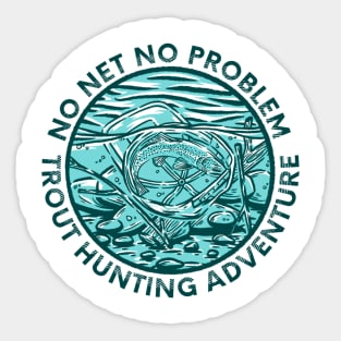 Trout Fishing Sticker